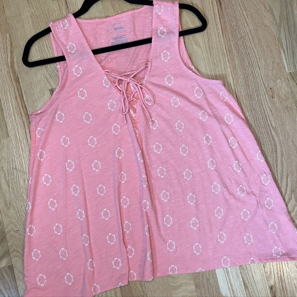 Sanoma Flare style Peachy Pink Tank Top